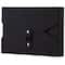 JAM Paper Black Kraft Portfolio with Button and String Tie Closure 5.5" x 8.5"